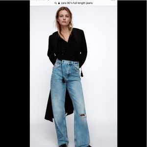 Zara 90’s full length jeans size 4